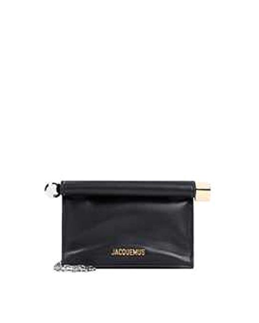 Jacquemus Black La Pochette Rond Carr