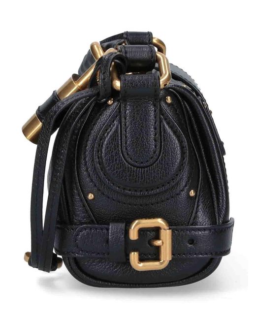 Borsa Spalla Piccola di Chloé in Black