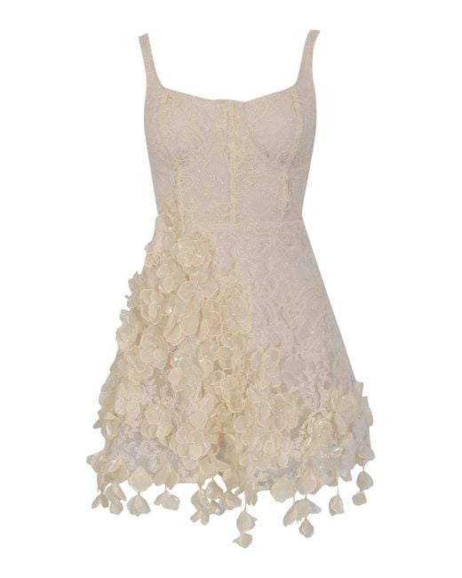 AMOSA Natural Short Dress