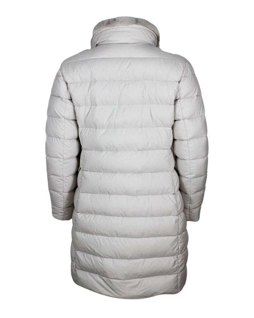 Moorer Gray Tech Fabric Coat
