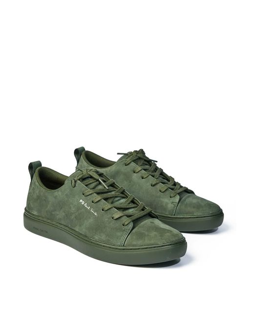Paul Smith Green Sneakers Lee Nubuk for men