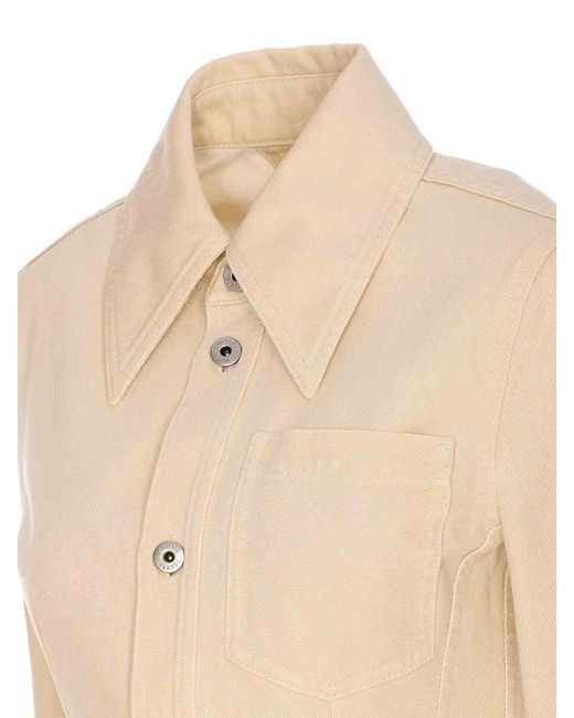 Bottega Veneta Natural Coulured Denim Shirt