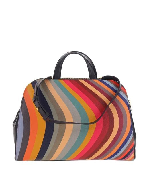 Paul Smith Red Swirl Bowling Bag