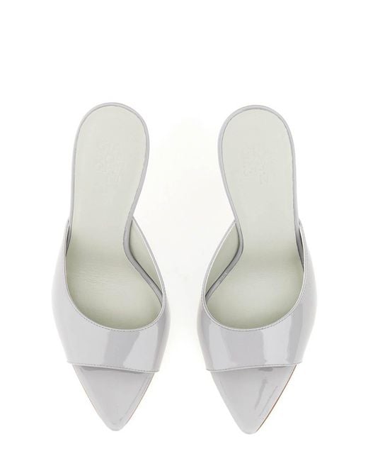 Gia Borghini White Sandal Perni 04