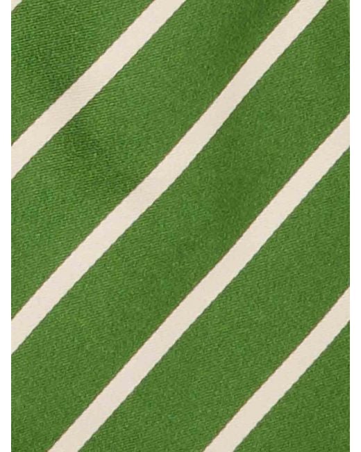 Kiton Green Necktie for men