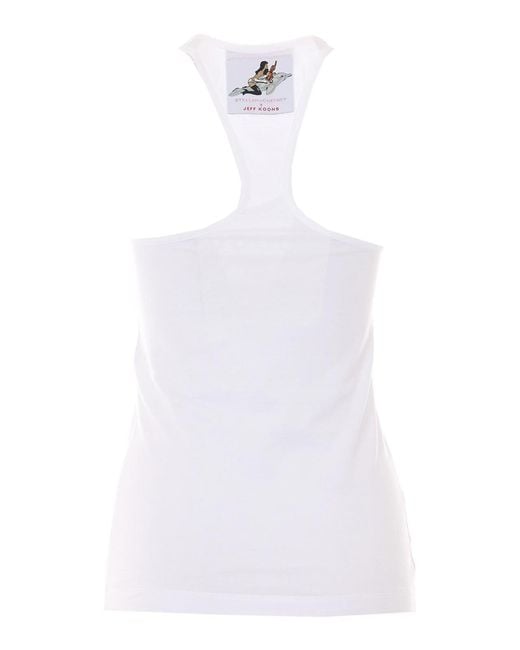 Stella McCartney White Jeff Koons Tank Top