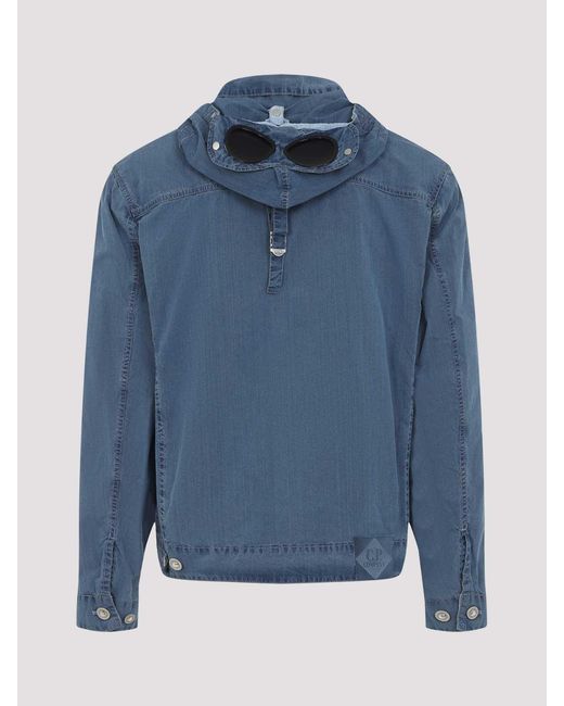 C P Company Blue Cp Company Medium Jacket for men