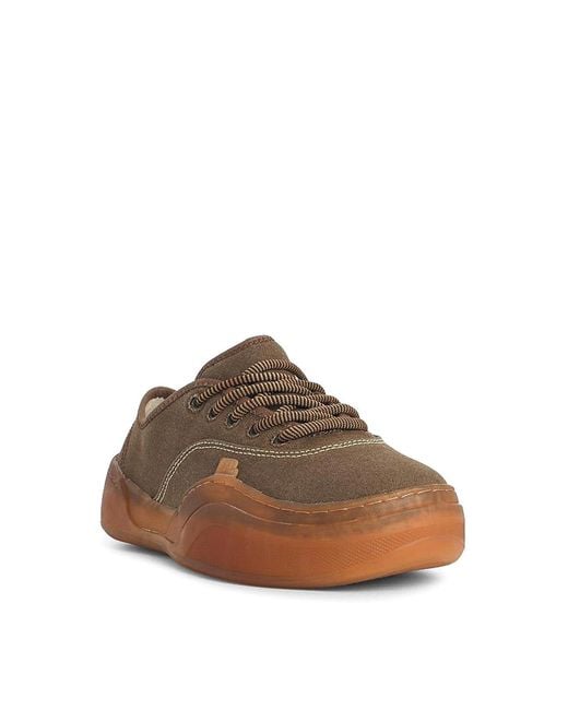 ERL Brown Coupes Mud-Colored Cotton Sneakers for men