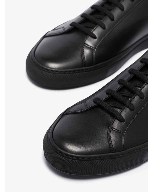 Common Projects Black Original Achilles Low Sneaker for men