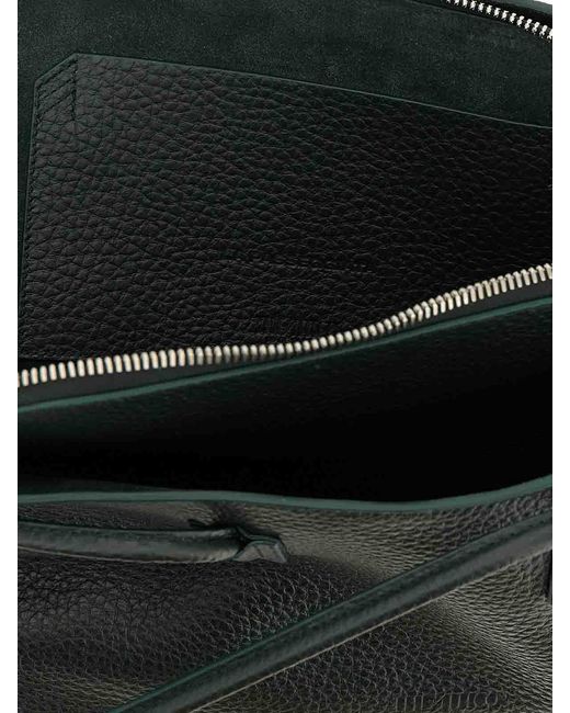The Attico Black La Passeggiata Medium Shoulder Bag