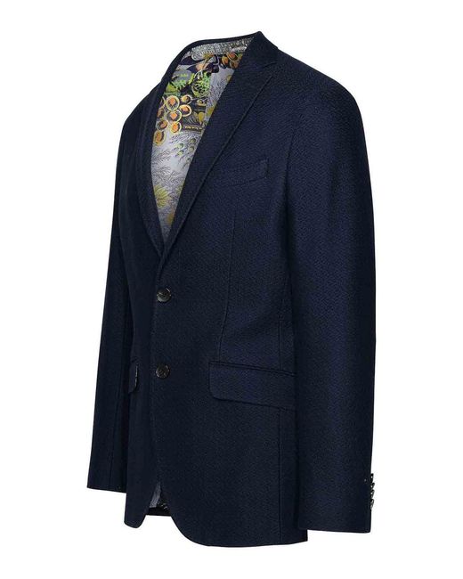 Etro Blue Blazer Roma for men