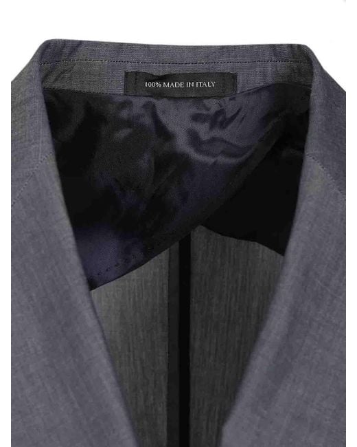 Sartoria Latorre Blue Double-Breasted Blazer