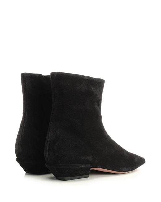 Paris Texas Black Ankle Boots