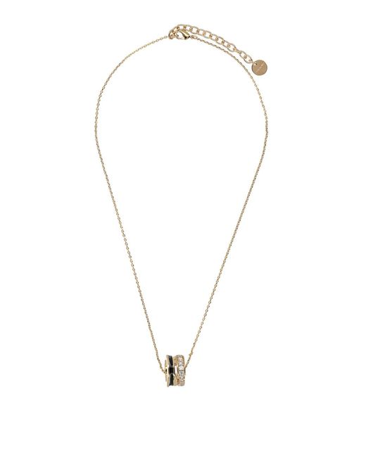 Ferragamo White Necklace With Pendant