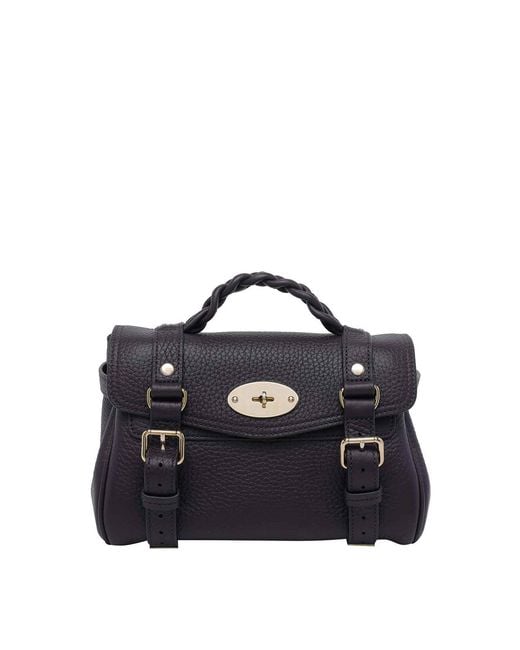 Mulberry Blue Mini Alexa Handbag