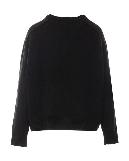 Soft Goat Black Boyfriend Sweater