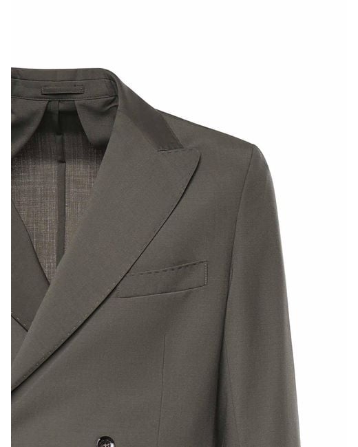Michael Coal Green Mc-Austin Double-Breasted Blazer for men