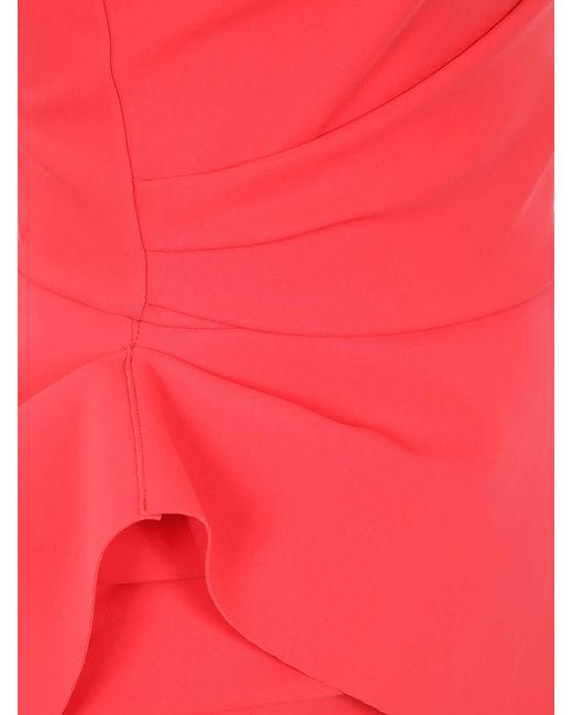 La Petite Robe Di Chiara Boni Red Taro Long Zp Jersey Long Dress
