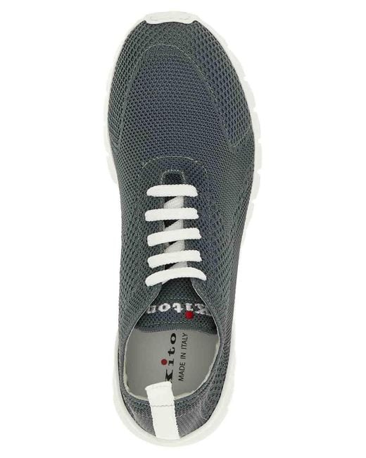 Kiton Blue Fits Sneakers for men