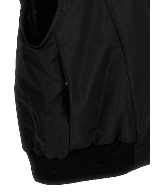 Rick Owens Black 'Jumbo Flight' Vest for men