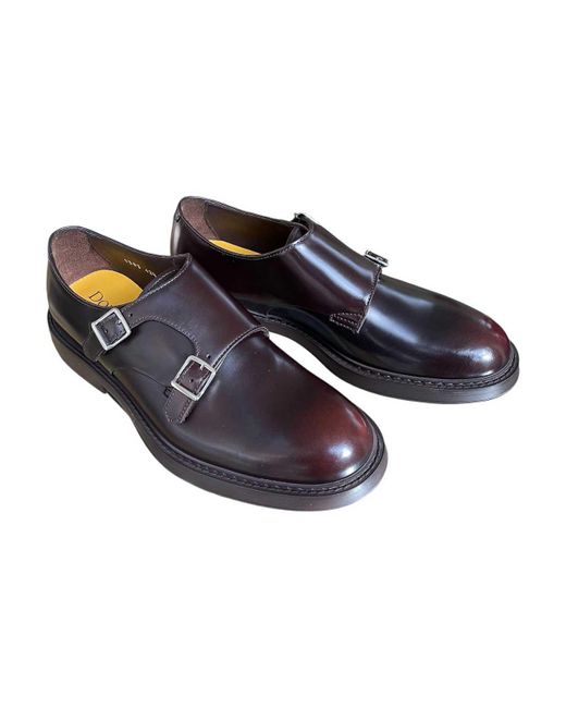 Doucal's Brown Double Buckle (Gm) Horse Marrone+Fdo Tmoro for men