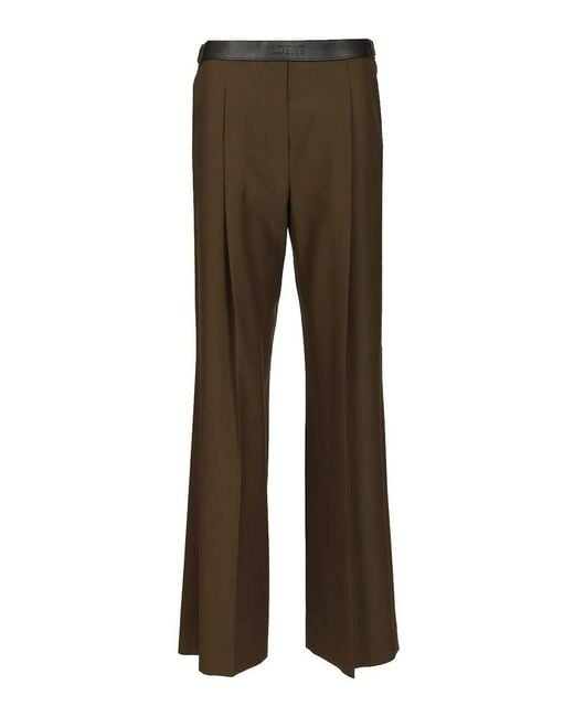 Loewe Brown Wool Trousers