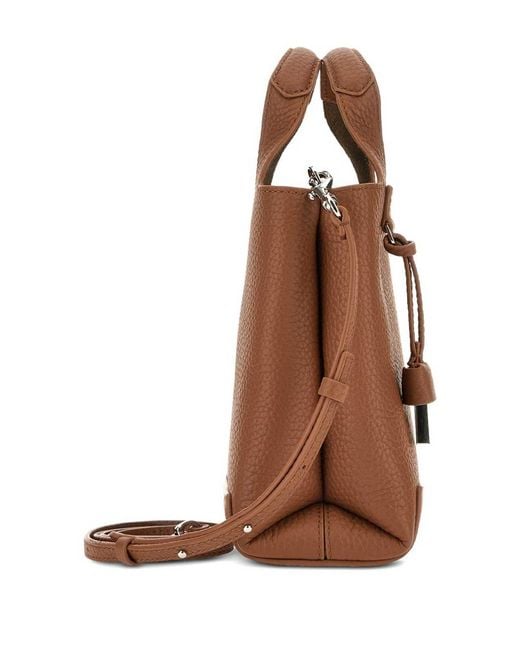 Hogan Brown Mini Leather Tote