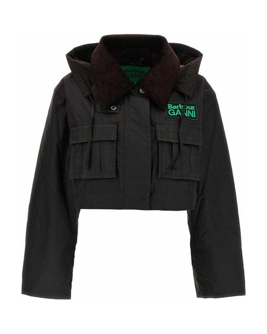Barbour Black Parka