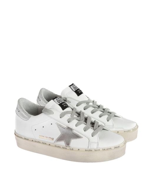 Golden Goose Deluxe Brand White Hi Star Sneaker For