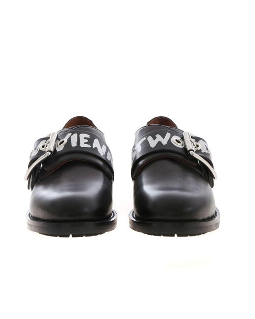 Vivienne Westwood Black Alex Monk Strap