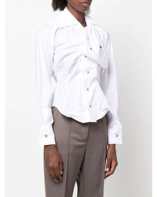 Vivienne Westwood White Shirt With Pattern