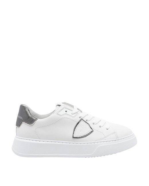 Philippe Model White Temple Sneakers