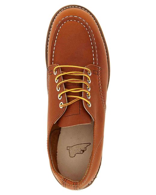 Red Wing Brown Heritage Lace Up Shoes for men