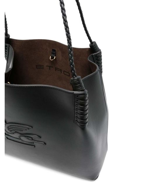 Etro Black Leather Bag