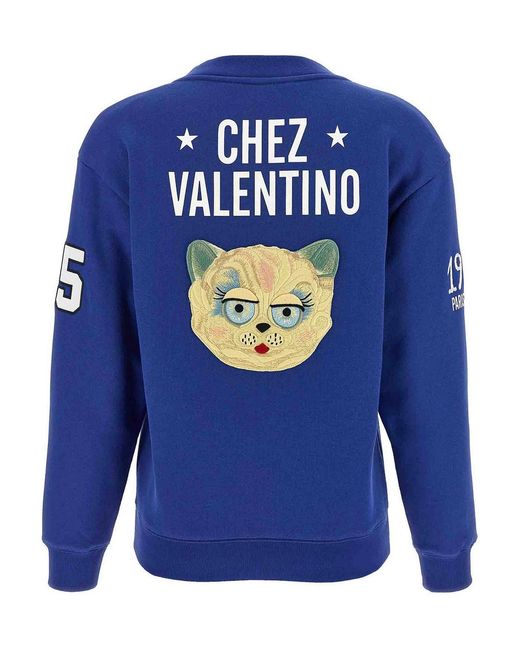 Valentino Garavani Blue Sweatshirt