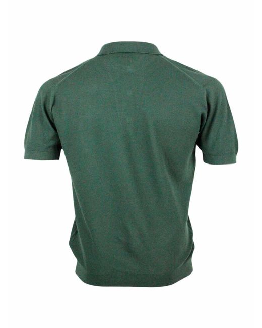 John Smedley Green T-Shirt for men