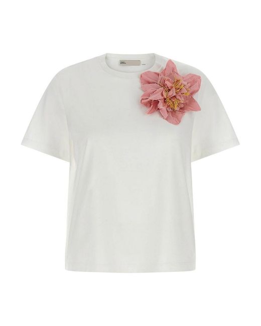 Tory Burch White Cotton T-Shirt