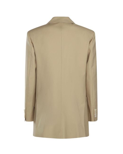 Max Mara Natural Olimpia Stretch Canvas Jacket