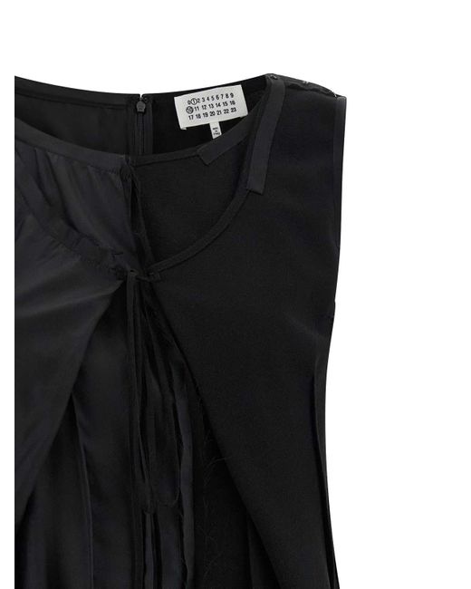 Maison Margiela Black Panel Dress