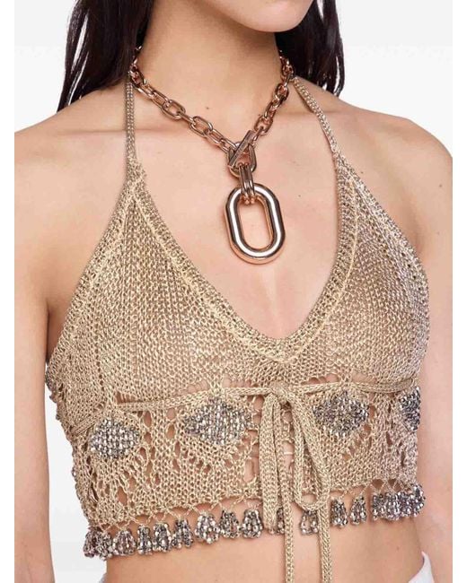 Rabanne White Rose Necklace