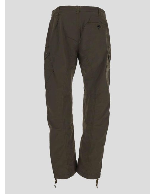 C P Company Gray Trousers With Side Pockets for men