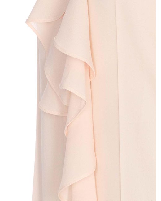 McQueen Pink Pleated Blouse
