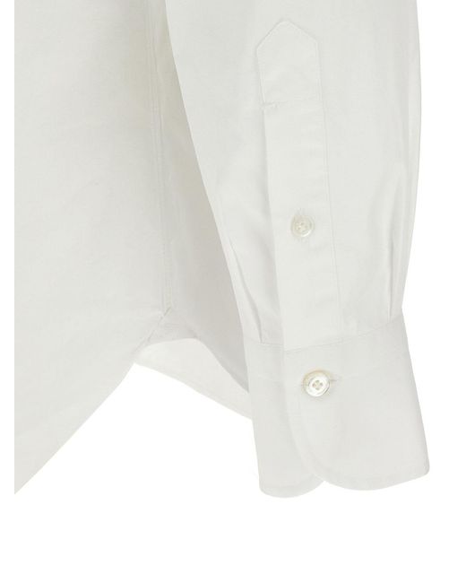 Finamore 1925 White Napoli1 Shirt for men