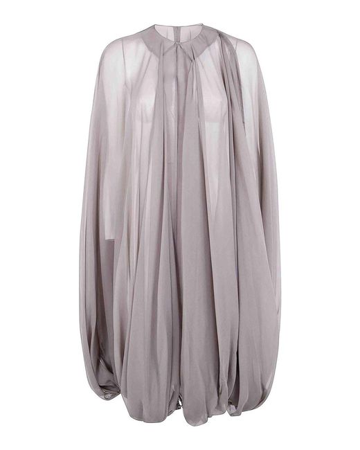 Rick Owens Gray Luxor Cape