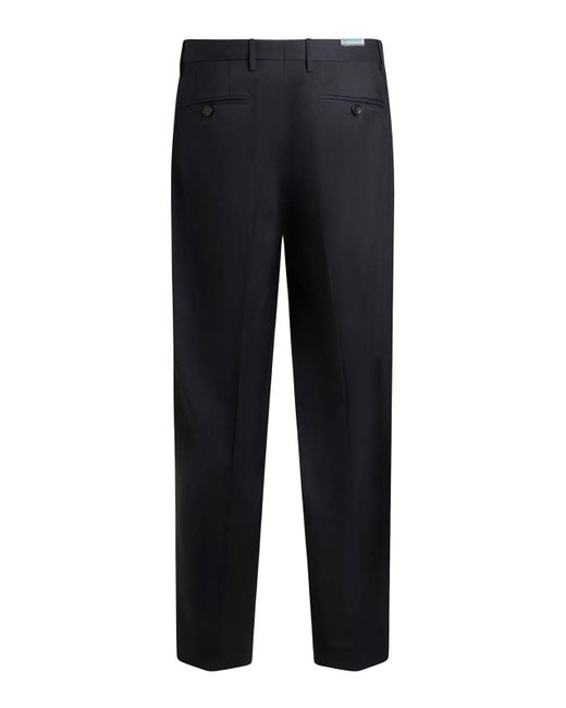Etro Straight-Leg Trousers in Blue for Men | Lyst