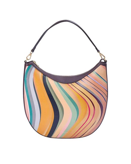 Paul Smith Blue Swirl Hobo Bag