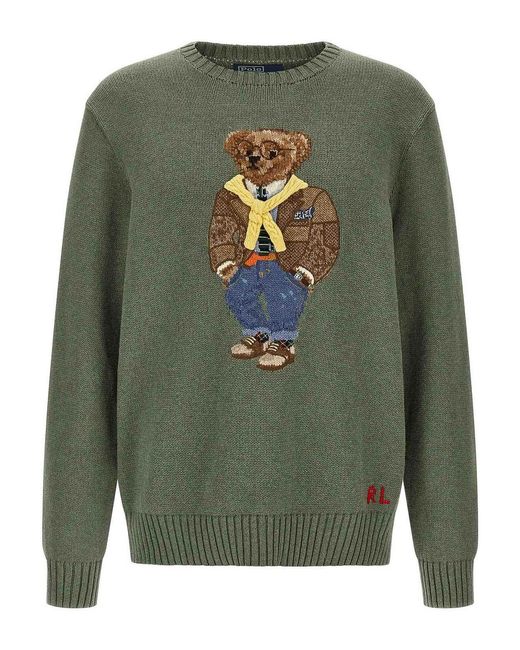 Polo Ralph Lauren Green Sweater for men