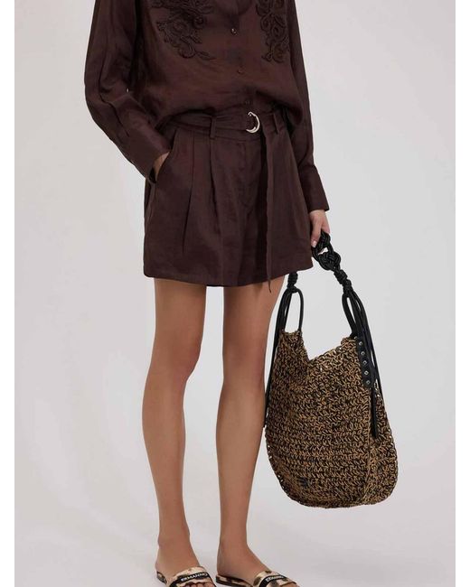 Ermanno Scervino Brown Trousers