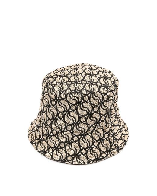 Stella McCartney White Wave Bucket Hat