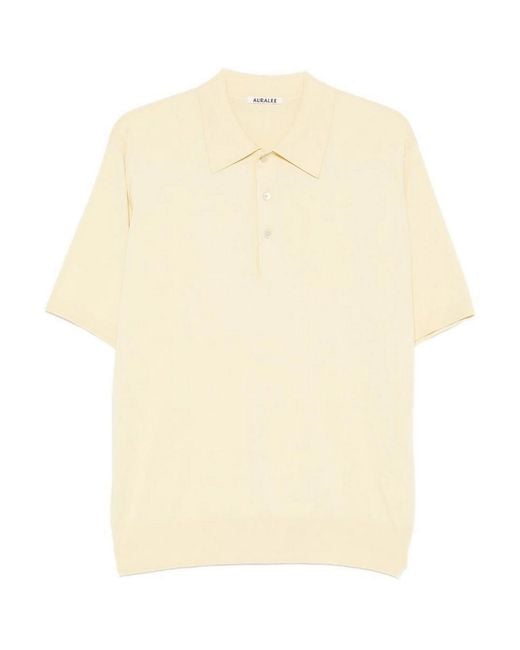 Polo di Auralee in Natural da Uomo